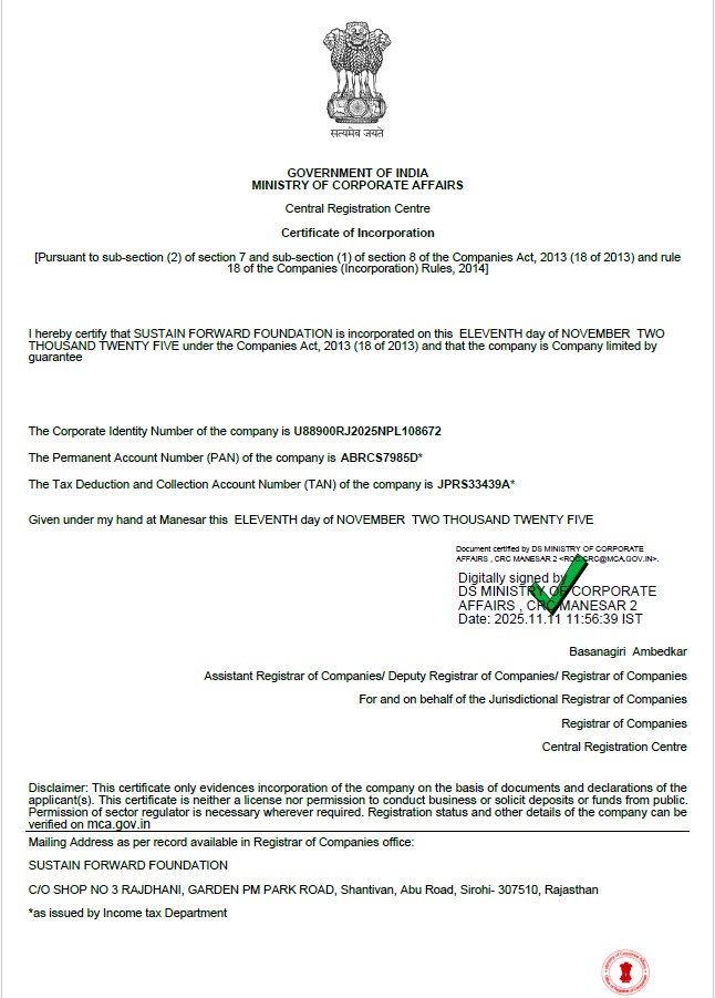 Certificate of Incorporation-U88900RJ2025NPL108672